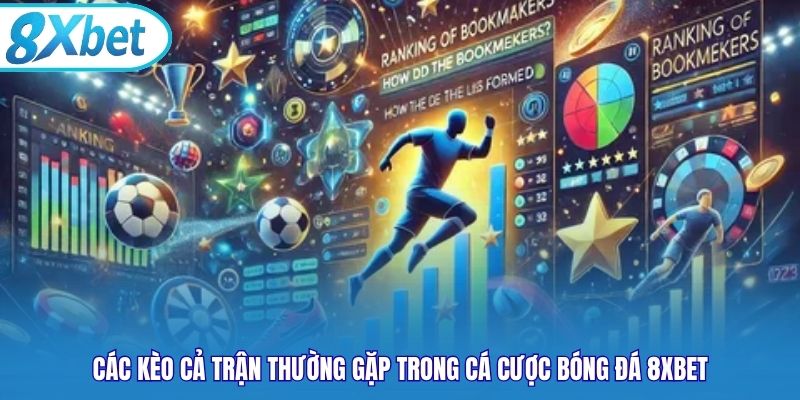 Các kèo cả trận thường gặp trong cá cược bóng đá 8xbet