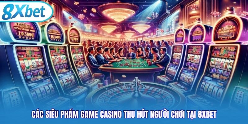 Các siêu phẩm game Casino thu hút người chơi tại 8x bet